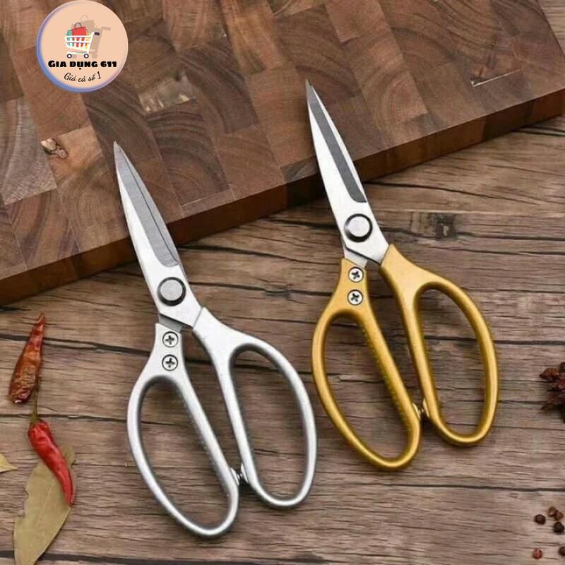 Combo 2 kéo SK5 xịn ( cắt gà , cắt vịt , cắt thịt , cắt rau ,.....) Kéo siêu bên không rỉ sét , GIÁ RIÊU RẺ