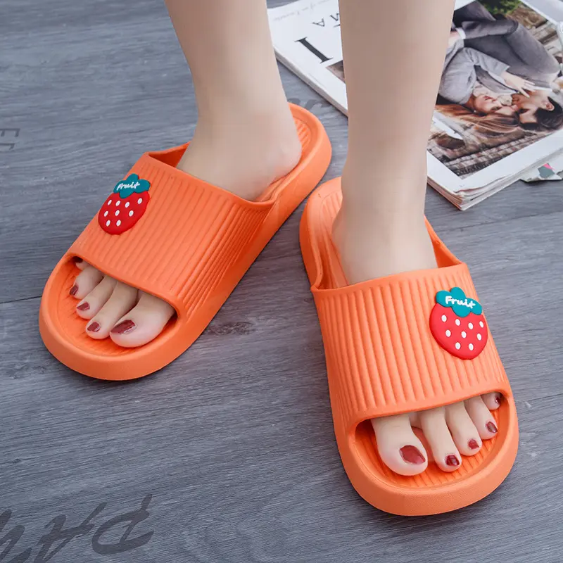 Dép Đế Bằng, Thoải Mái, Thường Ngày, Thời Trang, Sử Dụng Tất Cả Các Mùa, Sử Dụng Trong Nhà Và Ngoài Trời, Dép Trượt Nhựa PVC, Cá Tính, Thời Trang