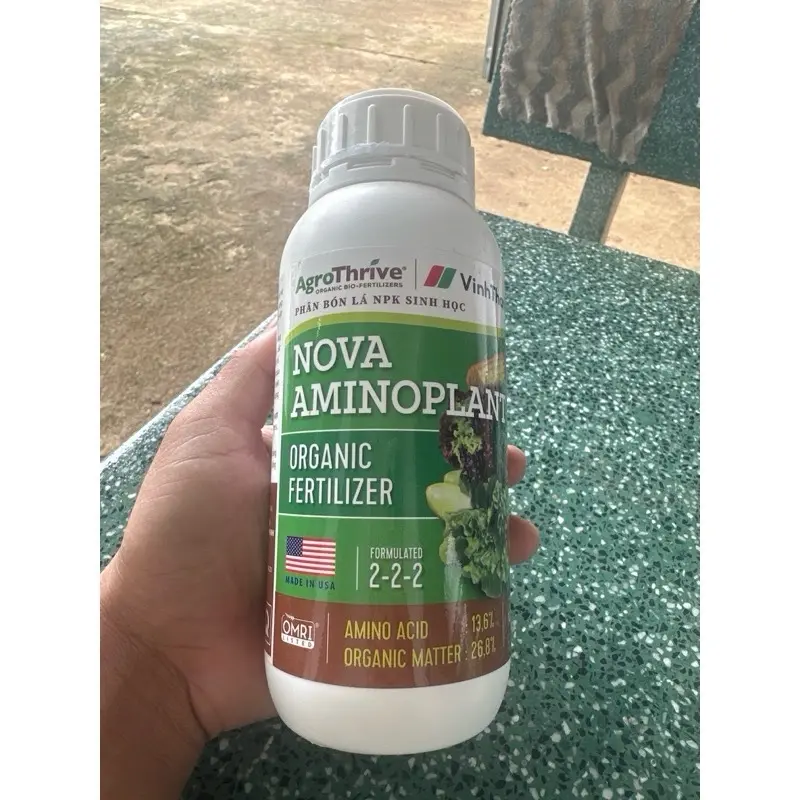 Phân bón lá Nova Aminoplant chai 500ml  (Amino Nhập Khẩu Mỹ) ,  vọt đọt, dưỡng bông, đương trái 0