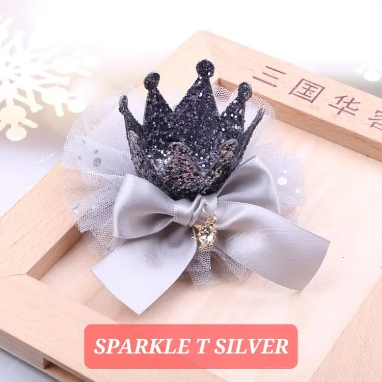 BAJUKIDDIE SPARKLE TIARA CLIP JEPIT RAMBUT MAHKOTA ANAK AKSESORIS KOREA PRINCESS ULANG TAHUN PESTA Fashion 1