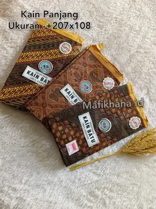 PAKET HEMAT ISI 3 PCS kain kualitas batu cap 45 kain batik panjang bahan adem
