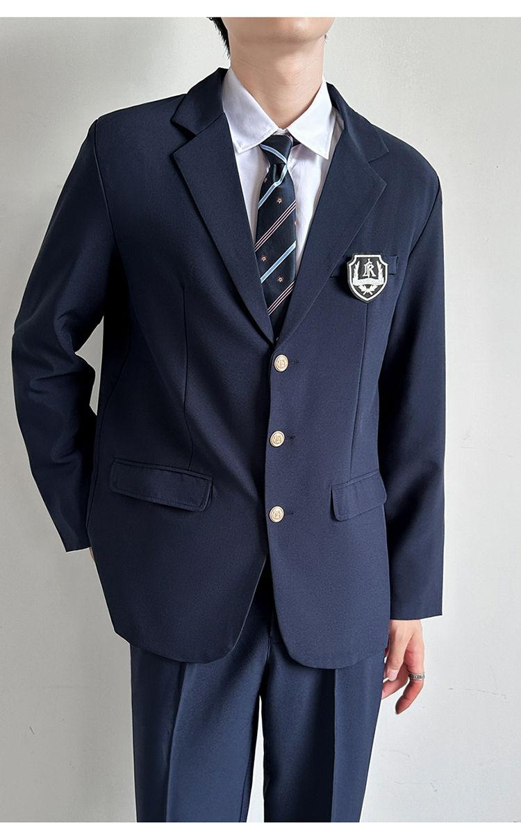 Product Introduction of Trendy Japanese Schoolboy Blazer Set - Stylish DK Uniform Suit for Men, Vintage Campus Style Jacket & Pants (1855+ Reviews) 29