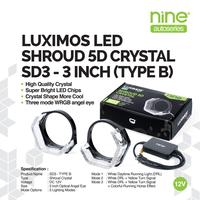 Gambar LUXIMOS Shroud Hexagonal 3 Inch Akrilik WRGB 5D Apps Welcome Sein Mode Angel Eyes SD3B - NINE AUTOSERIES - SD3-B dari Nine Autoseries Surabaya Kab. Sidoarjo 1 Tokopedia