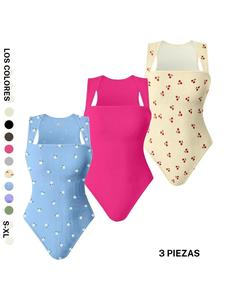 Body fajas con espalda cruzada y estampado floral para mujer, moldeador de levantamiento de glúteos con control de barriga cómodo informal, fajas para mujer para uso diario, compresión