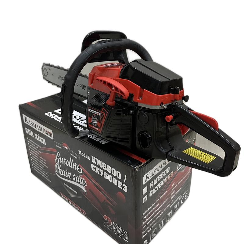 Máy cưa xích chạy xăng Kamasu km750E3 PRO Lam dài 55cm -nhông đồng tiền 3 8