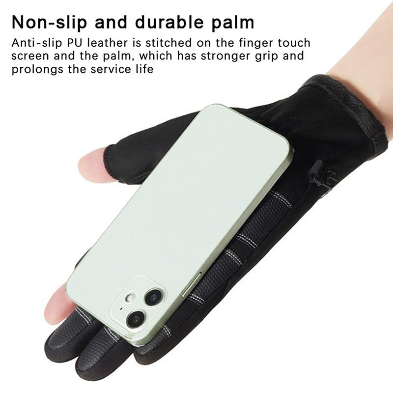 Winter Gloves For Men Women Warm Gloves Touchscreen Rainproof Hiking Skiing Fishing Cycling Snowboard Non-slip Gloves 5