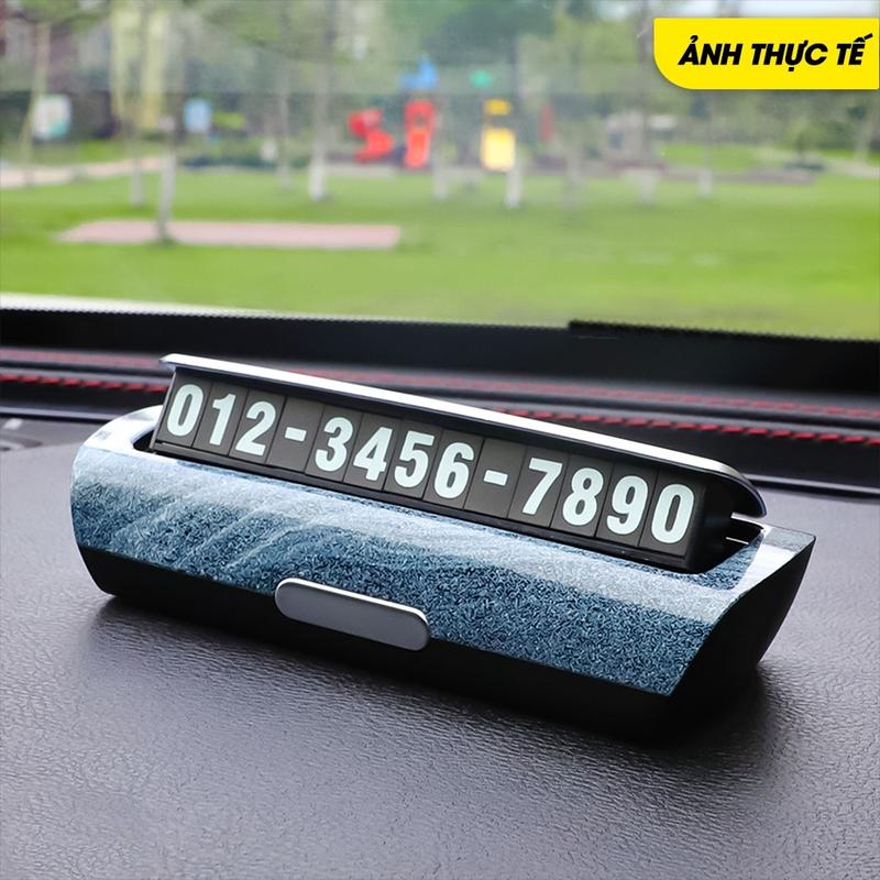 Thẻ đỗ xe, bảng báo số điện thoại ô tô - YQ70 7