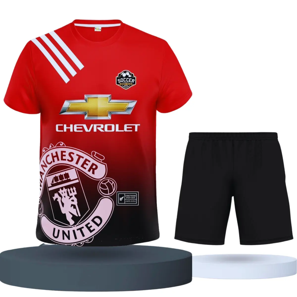 Bộ quần áo thể thao manchester city - Đủ cân nặng từ 12kg 80kg Sport Thun