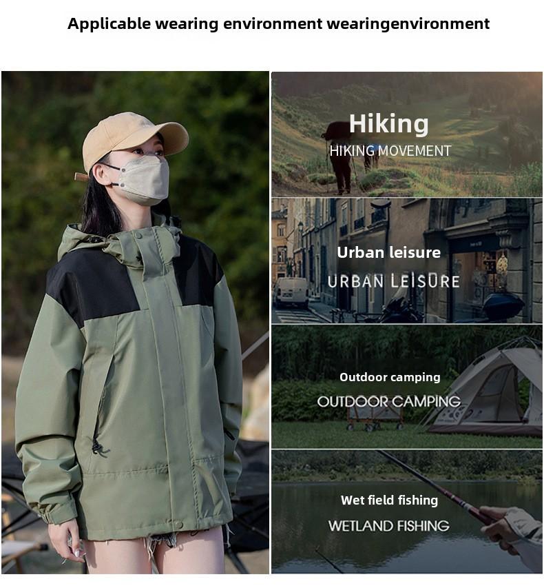 Product Introduction of Trendy Unisex Outdoor Jacket for Couples jaket gorpcore carumby drizzle Fashion Menswear Shell Coats Stylish Tops Lingerie Hoodie Longsleeve 5