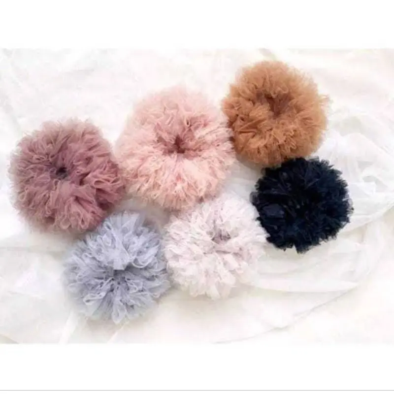 sepecial Cepol schrunchie bahan tille| size mini| kecil