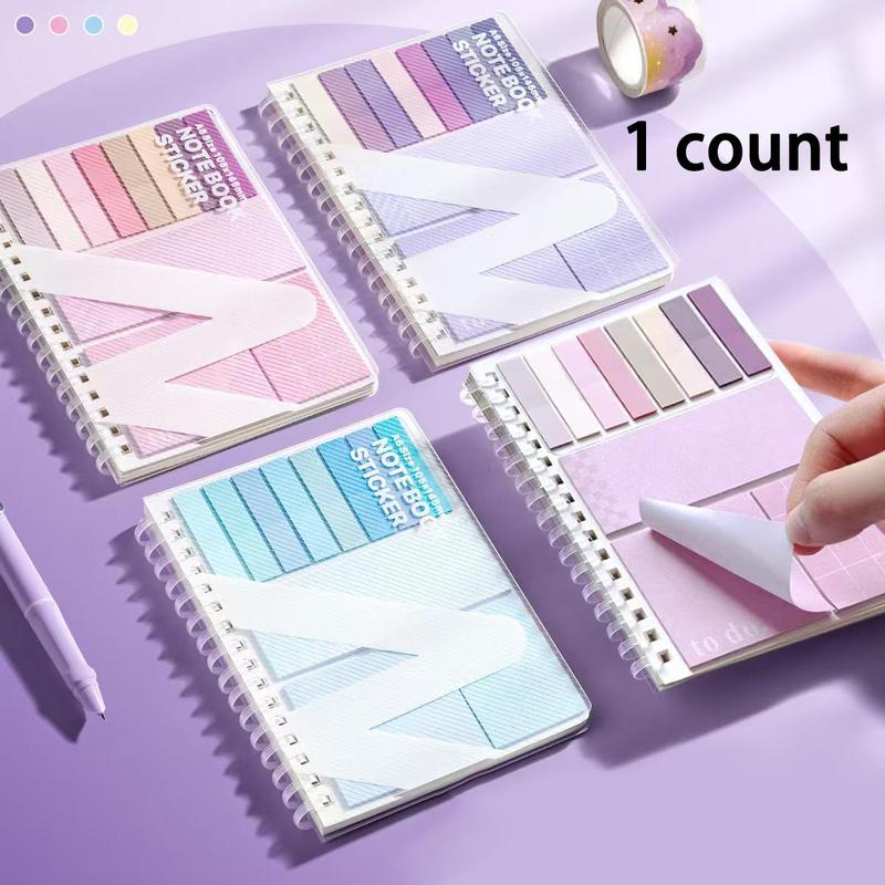 Product Introduction of A6 Notebook, 1 Count Cute Spiral Notebook, Business Study Spiral Notebook, Suitable for Office and Study Use 0