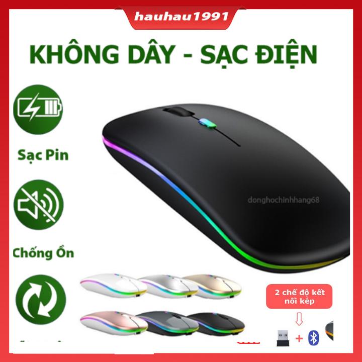 Chuột Máy Tính Không Dây A2 Pro Dùng Pin Sạc,Chuột Bluetooth Click Không Gây Tiếng Ồn, Hàng Cao Cấp Bảo Hành 1 Năm