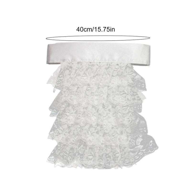Product Introduction of Victorian Ruffle Collar Stylish Decorative White Half Shirts False Collar Mock Neck Women Detachable Collar Lace Collar Girls 0