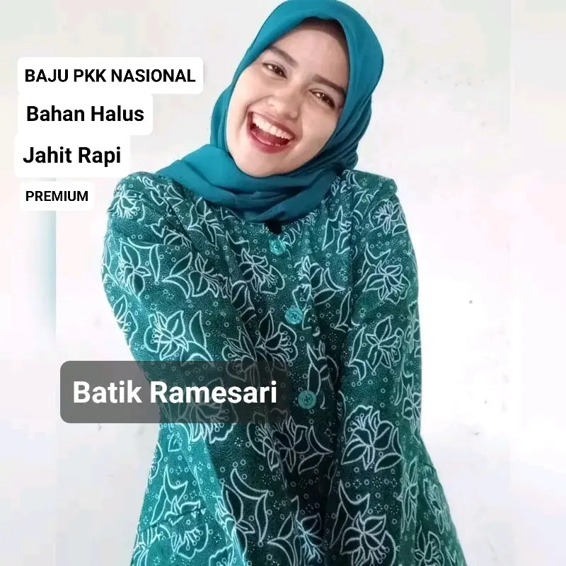Baju PKK Nasional Hijau Tosca terbaru | Seragam PKK wanita nasional terbaru | Baju Seragam PKK Wanita Hijau tosca Blazer