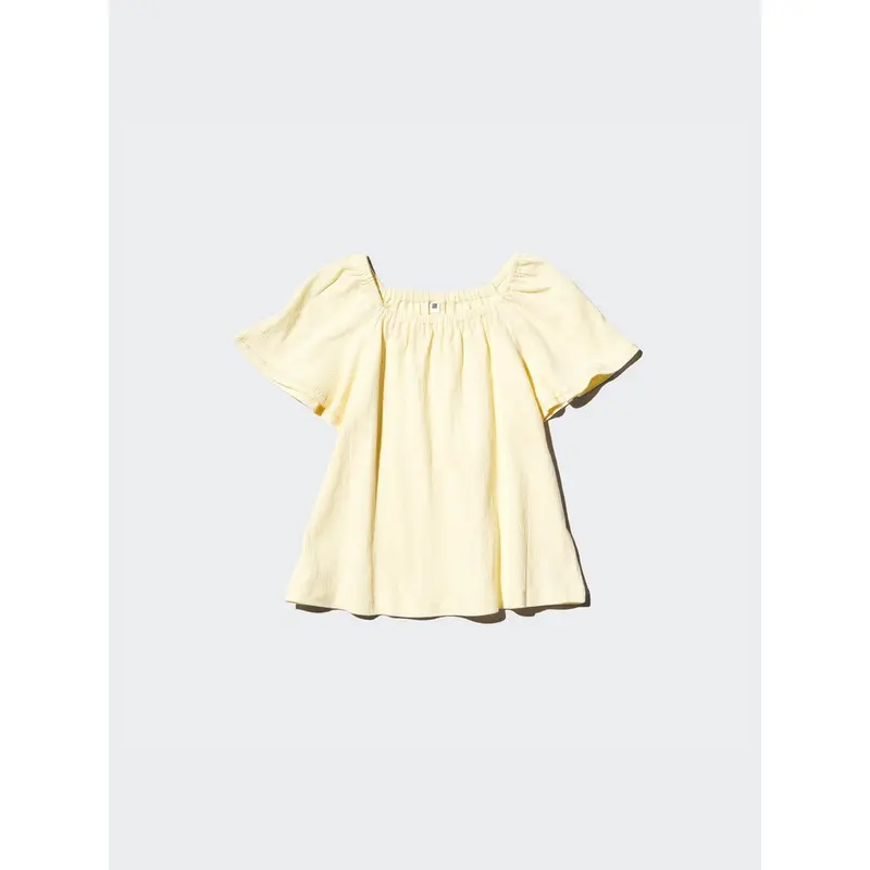 GIRLS T-Shirt Gathered Lengan Flare 3