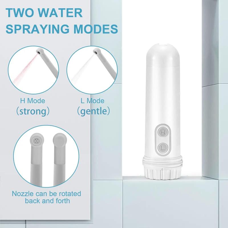 Portable Modern Water Bidet, 1 Count Foldable Personal Travel Bidet with 2 Pressure Option, Bathroom Accessories Electric Sprayer Toilet for Reduces Toilet Paper Usage By 50%/soothing Postpartum Care/perineal & Hemmoroid Treatment, Hygiene Products 3