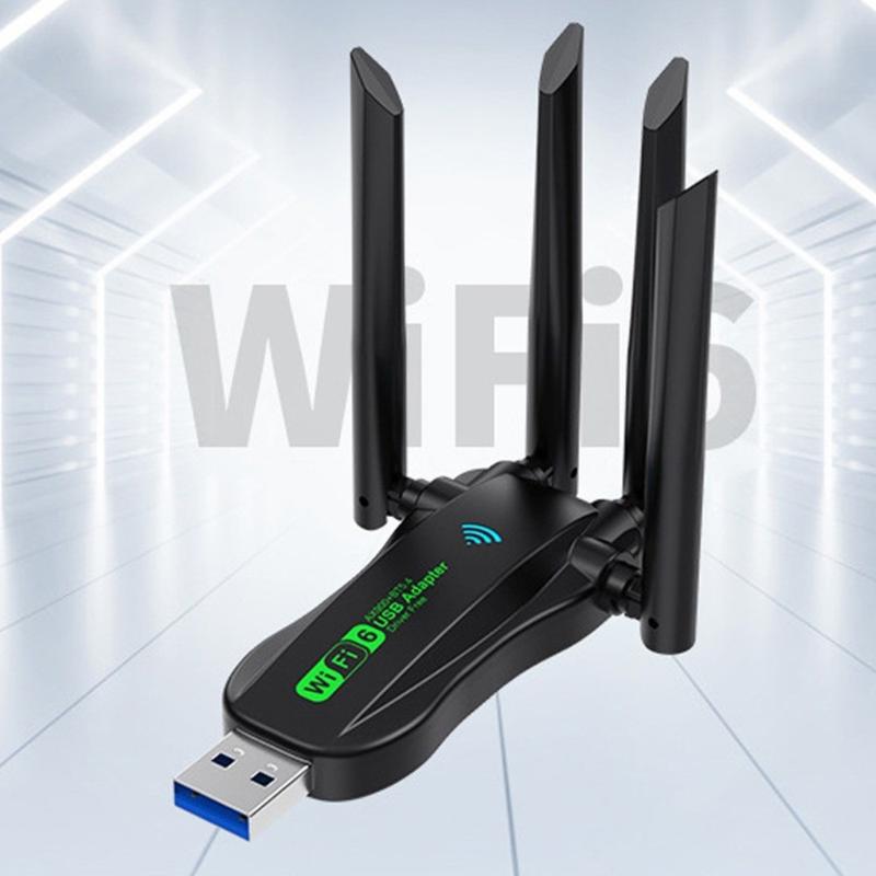 Cắm và Chạy AX900 Bộ chuyển đổi USB WiFi6 băng tần kép Bluetooth 5.4 2.4G/5Ghz…