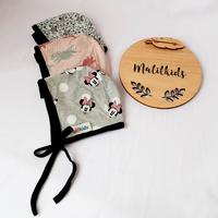 Gambar (BELI 2 HANYA 35K) Malilkids Topi Bayi Reversible Baby Bonnet Hat : Motif Girl - S / 0 - 6 M dari Malilkids Shop Kab. Bandung Barat 4 Tokopedia