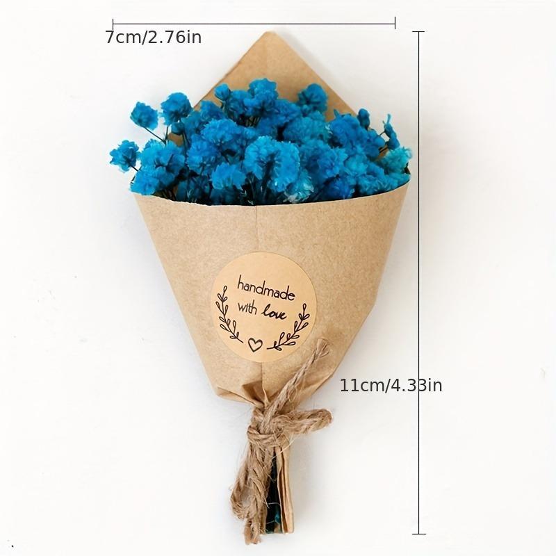 Artificial Flower Bouquet, 8 Counts Mini Random Color Faux Flower, Decoration Supplies for Home Party Wedding Festival 1