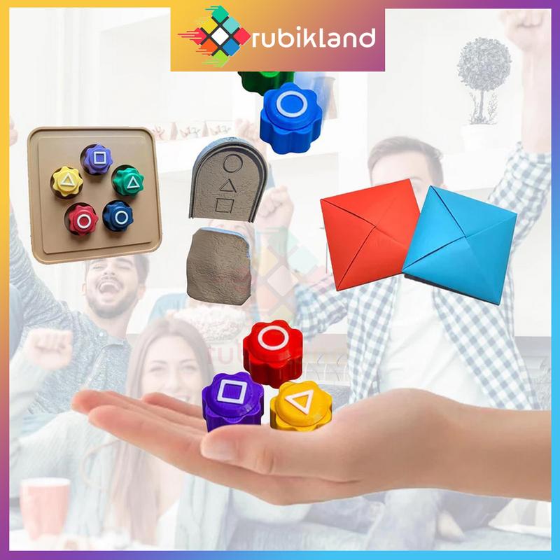 Product Introduction of [Combo 5 Món] Đồ Chơi Squid Game Gonggi Thảy Đá Cầu Bông Vụ Đập Thẻ Bài Hình Ném Đá Trò Chơi Con Mực 32