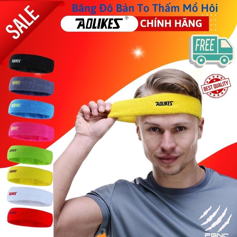 Băng Đô Thể Thao Nam Nữ Chặn Mồ Hôi Trán Headband - Hàng Chính Hãng AOLIKES