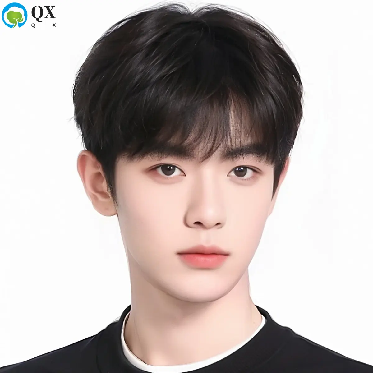 Wig Rambut Pendek Pria Musim Panas Bagian Tipis Yang Duo Gaya Yang Sama Versi Korea Penutup Terfragmentasi Mikro Penutup Kepala Penuh Gaya Anak Laki-laki Alami Berbulu