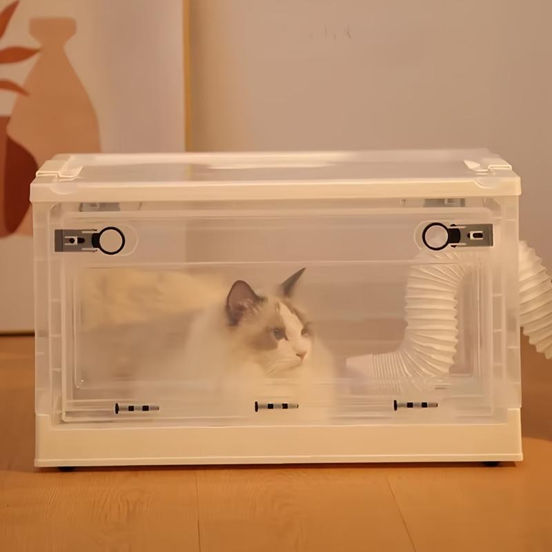 Product Introduction of Pet drying box, cat noise, ultra quiet, transparent wheels, household use, dog and cat bathing, hair blowing, dog hair dryer, connected to pet water, hair dryer 1