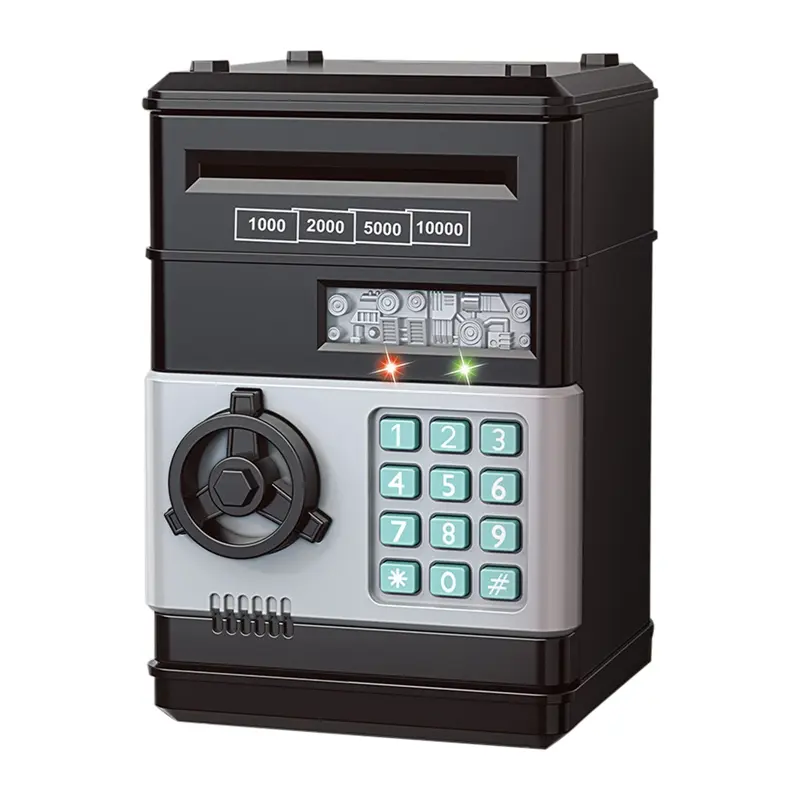 Kids Atm Savings Machine Large Capacity Coin Bank Box Intelligent Bank Toy Educational Toy Coin Bank