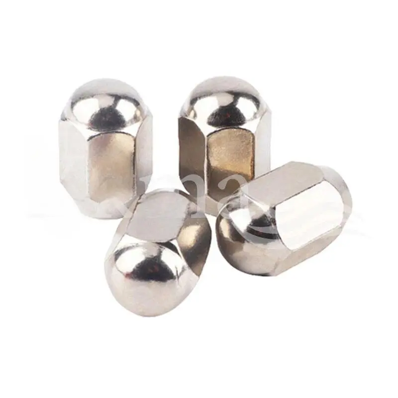 Motorcycle Accessories M10X1.25 Chrome Wheel Hub Nut Fit for ATV UTV Quad Bike Vehicle Indian Motorcycle