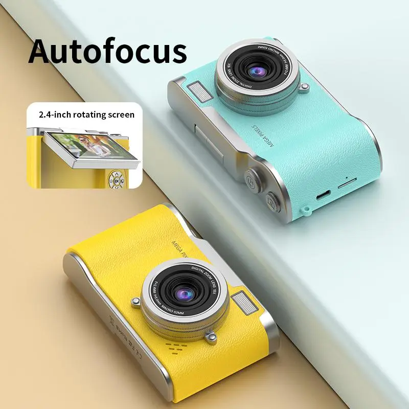 HD Digital Camera, 1 Set 180° Flip Screen Digital Camera with Digital Zoom, Portable Point & Shoot Camera for Photography & School Gift, Tech Gadgets, Mini