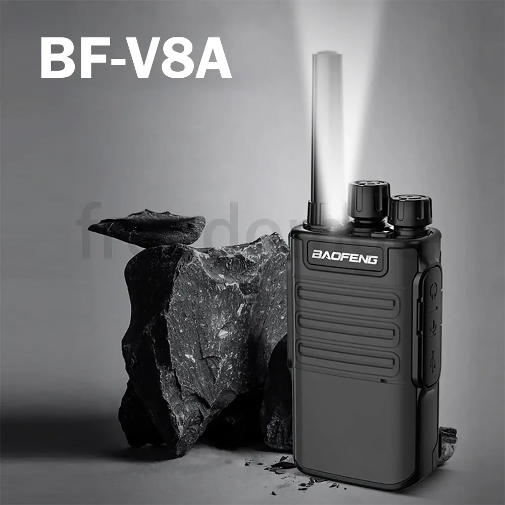 Bộ Đàm Băng Tần Kép, BF-V8A, BAO FENG, Cầm Tay, 400-470mhz, Chức Năng Tiết Kiệm Điện Năng, Chức Năng Báo Động, Cầm Tay, 3.7V 16 Cầm Tay Đèn