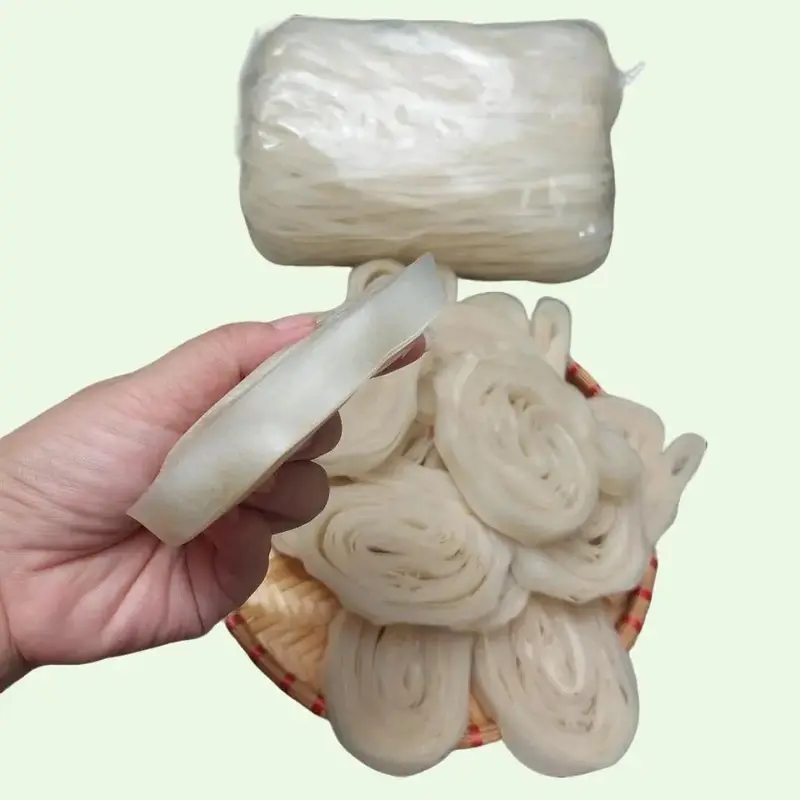 Bánh đa trắng sợi to cuộn tròn đặc sản Hải Phòng ( loại đóng gói 1kg) Food 2