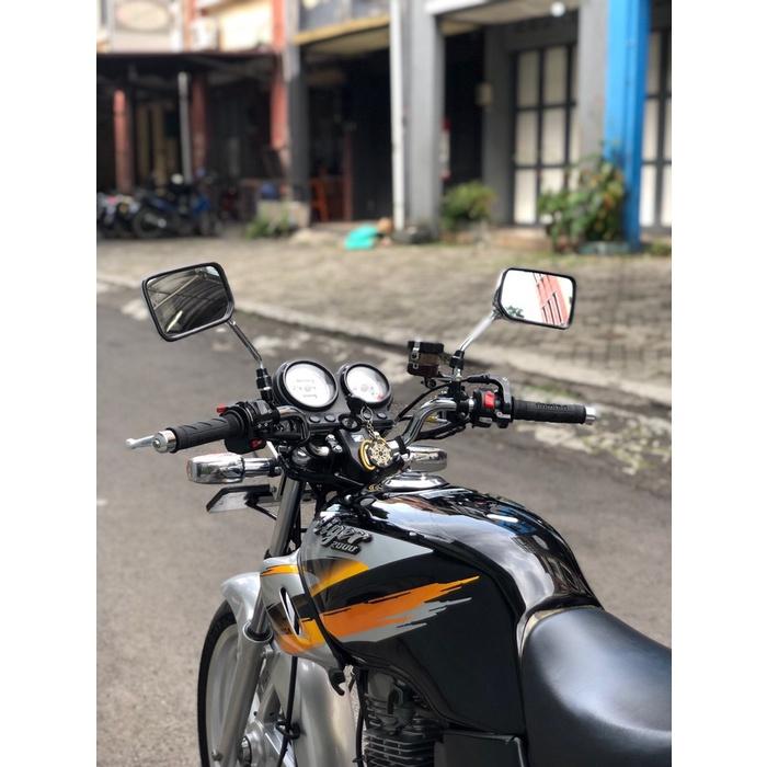 Kaca Spion Rearview Mirror Honda cb400 CB400 CB750 CB1000 CB1300 TIGER Adaptor Motor 3