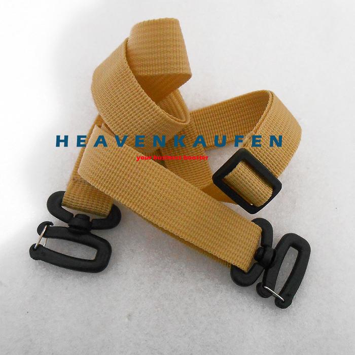 Gambar Tali Tas Tali Selempang Strap Tas Pria Lebar 2,5 cm Warna Cream Krem Kait Model Huruf S - cream dari Heaven Kaufen Kota Malang Tokopedia