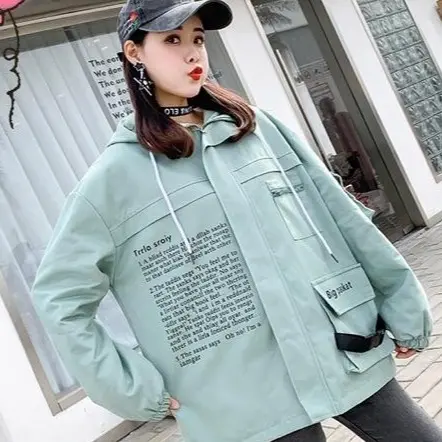 ÁO KHOÁC GIÓ NỮ FORM RỘNG CÁ TINH Q 0