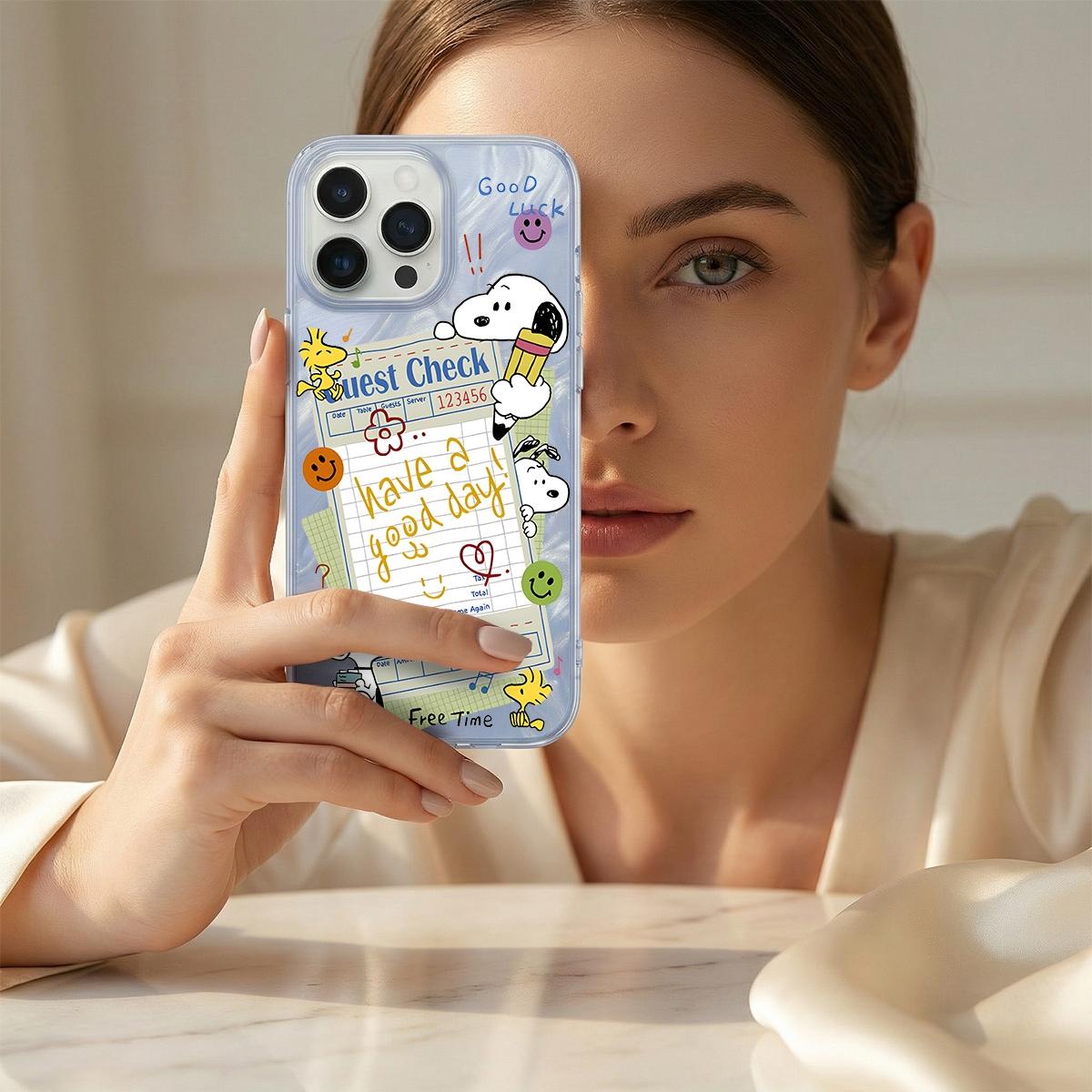 Snoopy Casing hp untuk POCO C85 C75 4G M7 C65 M6 C61 4G C55 X7 X6 M6 PRO M6 PRO 4G M6 4G X5 PRO 5G X5 M5S X3 NFC PRO M3 PRO M3 M2 PRO silikon phone case terbaru aesthetic softcase lucu estetik mewah premium shockproof transparan cover