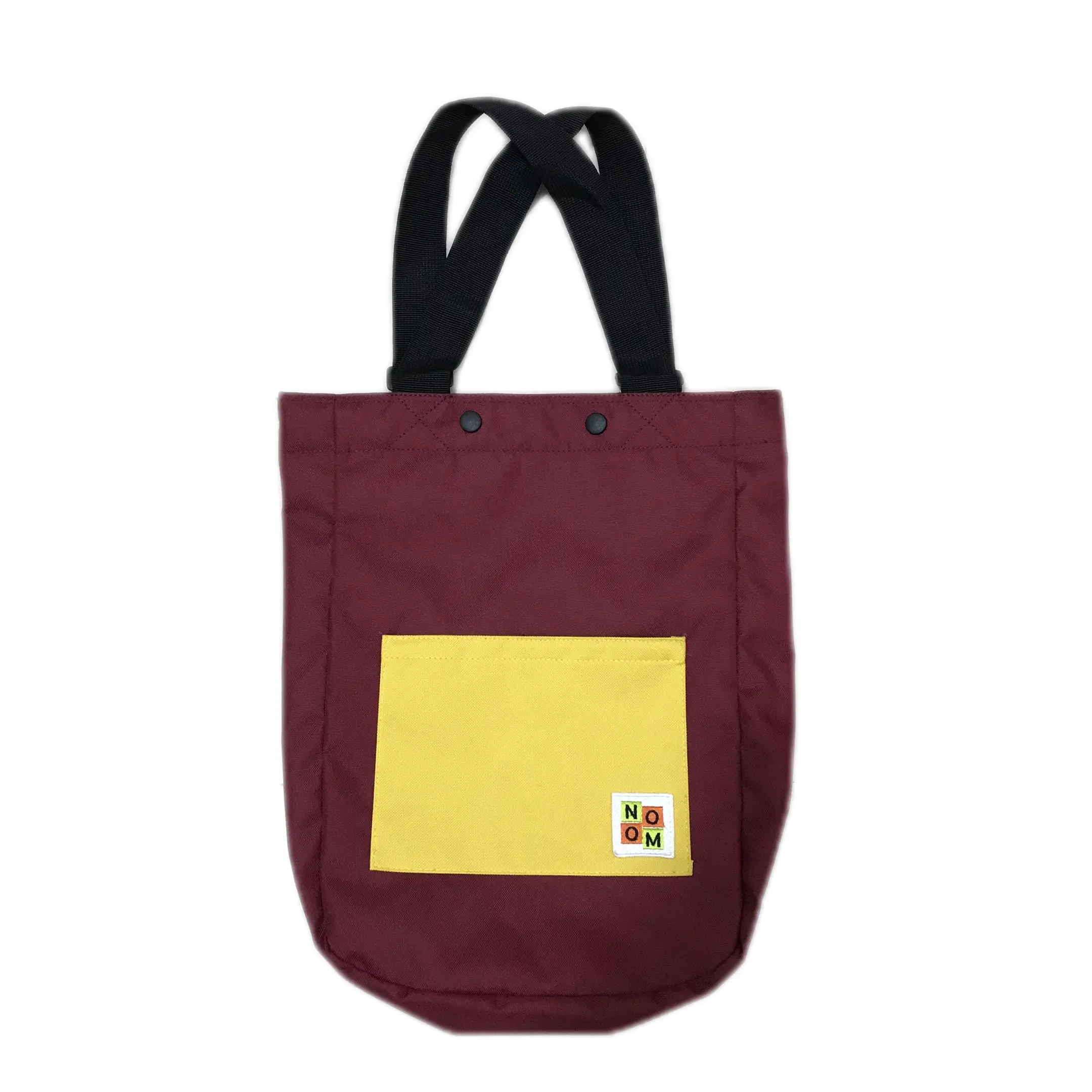 Noom Studio Barlow 2in1 Totepack Tote Bag & Backpack Codura Minimalis Unisex Pria Wanita Maroon