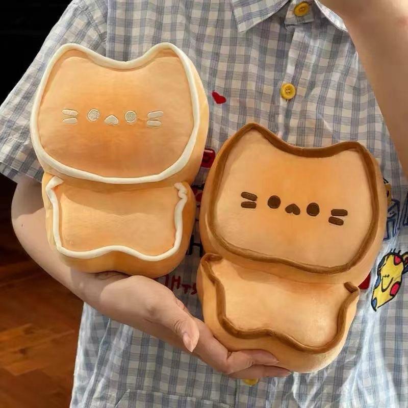 Gấu bông mèo bánh đáng yêu siêu mềm mịn 20cm 0