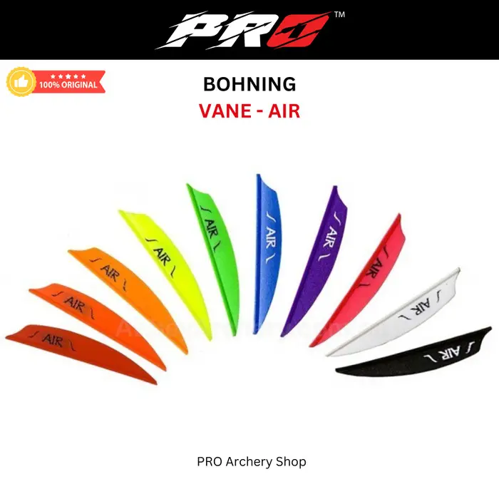 Bohning Air Vanes 2" - Satuan / 1 Pcs - Sayap / Bulu / Vane Arrow Anak Panah