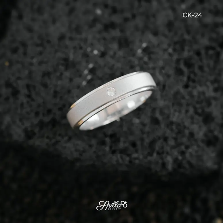Engagement Ring CK-24 Cincin Pernikahan Pria Permata Diamond