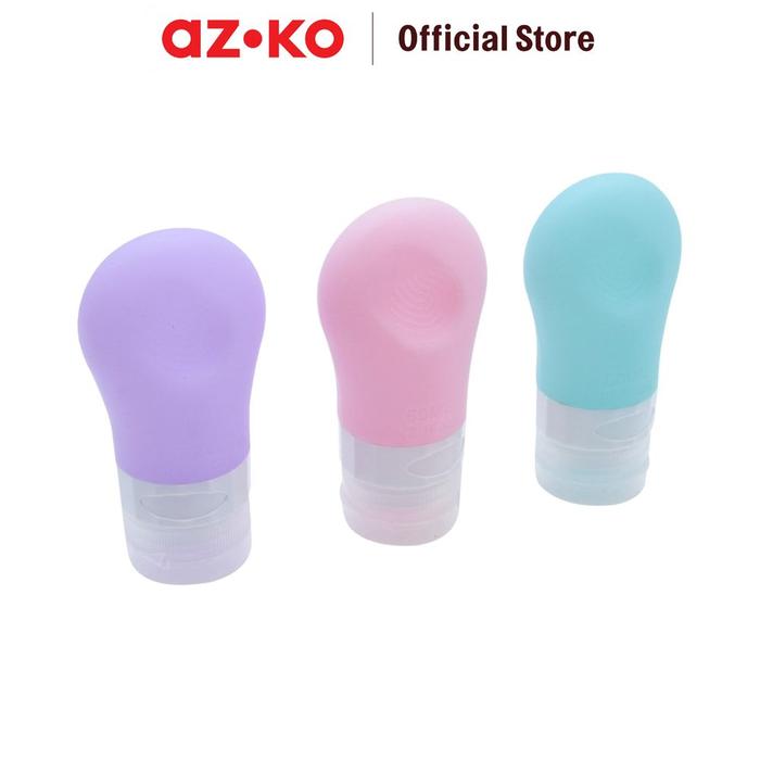 Gambar PASSPORT 60 ML SET 3 PCS BOTOL KOSMETIK SILIKON dari AZKO ID Kota Administrasi Jakarta Timur Tokopedia