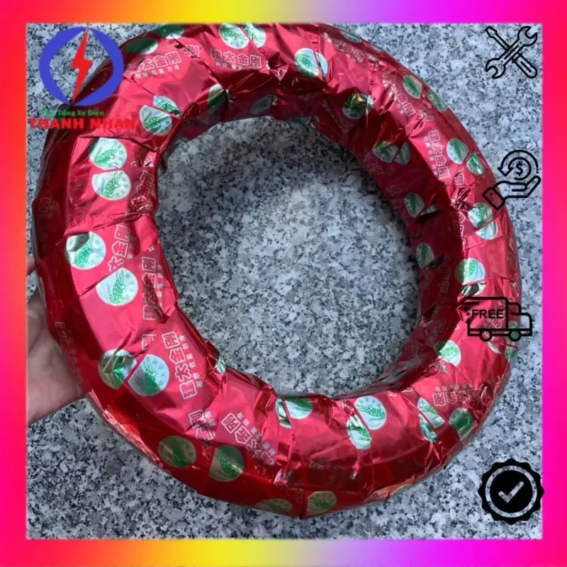 Lốp Không Săm 2.75-10 Bánh 10 inch Xe Đạp Điện VC VO K1, Vỏ Không Ruột Moka Phụ Tùng Xe Điện 3