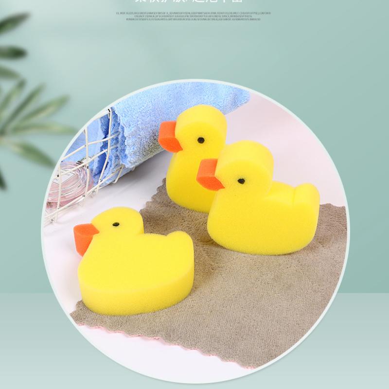 Product Introduction of Baby Bath Sponge Children Animal Shape Sponge Wipe Newborn Cartoon Duck Bath Towel Baby Supplies Bath Baby Stuff Sponge Newborn 4
