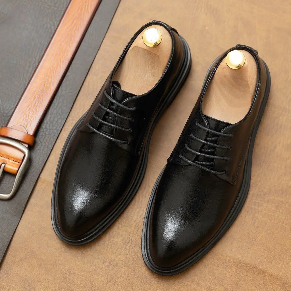 Giày derby - dày tây da bò kiểu dáng modern dderrby cho nam Shoes