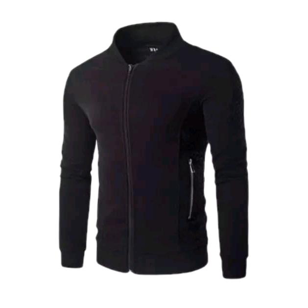 Jaket Kulit Domba Asli Pria Elegant Brownie ARL 033 Silverstone RFLA Ariel Noah 90 Bomber Fleece Motif Tebal Nyaman Baseball Motor 1