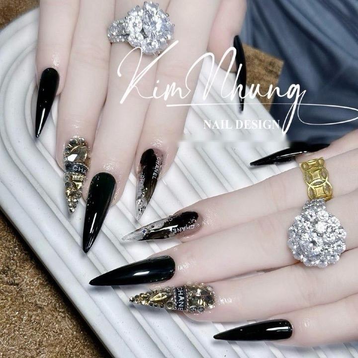  Nail box thiết kế form Dài nhọn 