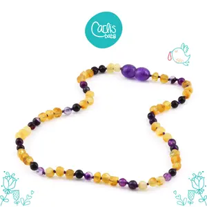 AGL31 Kalung Amber Bayi Tumbuh Gigi Bayi By Carlis Baby