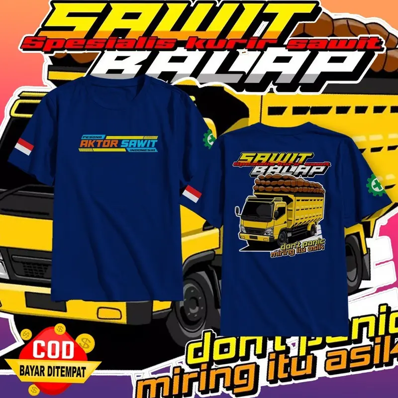 ARTAKAOS -  T-Shirt Kaos Distro Mobil Truk Sawit Balap | Kaos Driver Muda  | BAJU KAOS DISTRO CANTER MANIA | Kaos Driver Muda Terbaru 2023 | Kaos Aktor Jalanan | Baju Kaos Driver Sawit | Kaos Lengan Pendek pria Cocok untuk Pria & Wanita 4