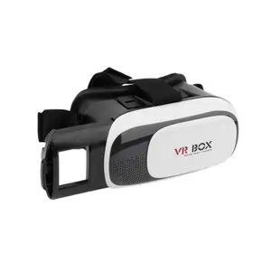 VR BOX Virtual 3D 2.0 Reality Glasses Kacamata 3D Cardboard 360 Derajat untuk Smartphone Layar 3,5-6,0 Inci Bahan ABS Lensa Resin Bulat Ukuran 20x10x14cm