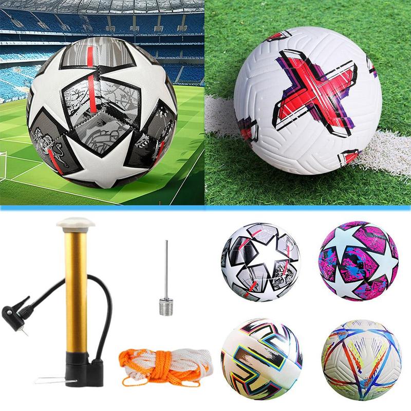 Size 5 Anti Slip Soft PU Leather Soccer Football Outdoor Sports Football Training Match 1